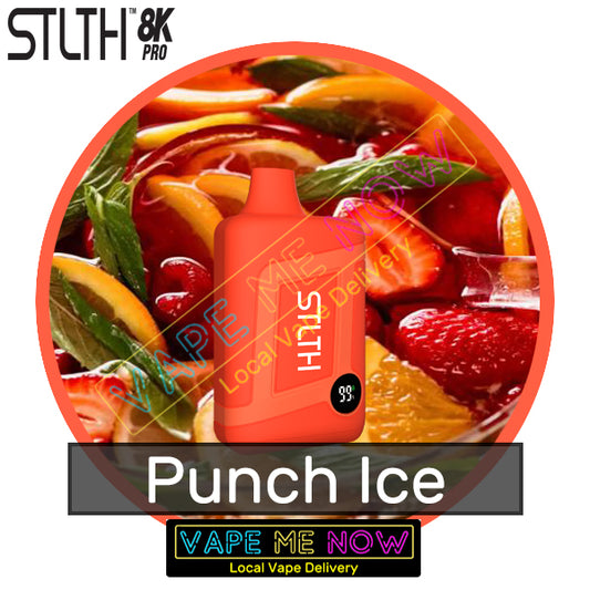 STLTH 8K Pro Disposable Punch Ice flavor