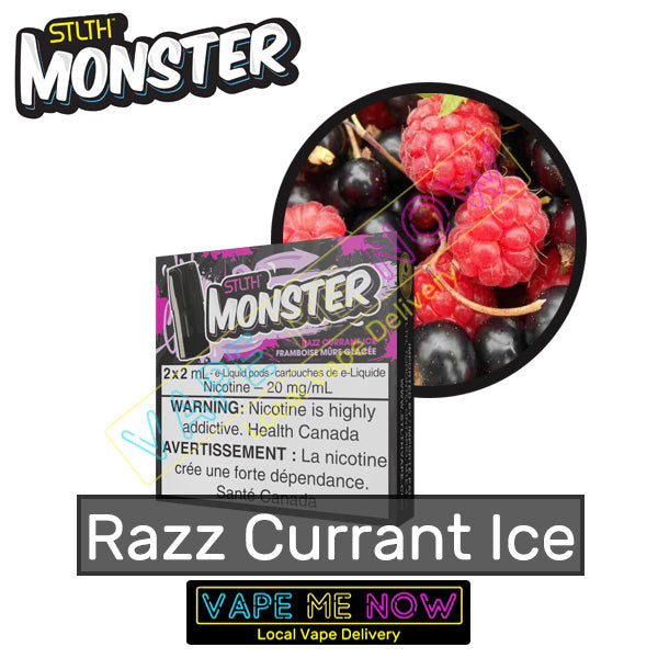 STLTH MONSTER - Razz Currant Ice