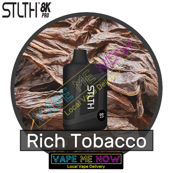 STLTH 8K Pro Disposable Rich Tobacco flavor