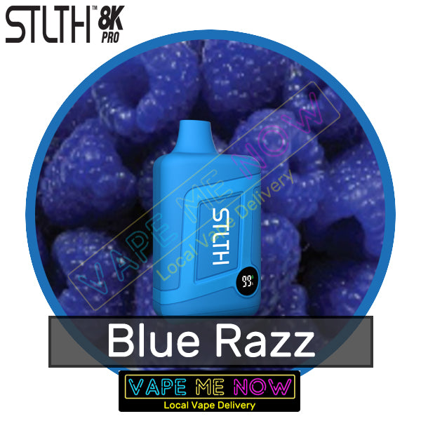 STLTH 8K Pro - Blue Razz