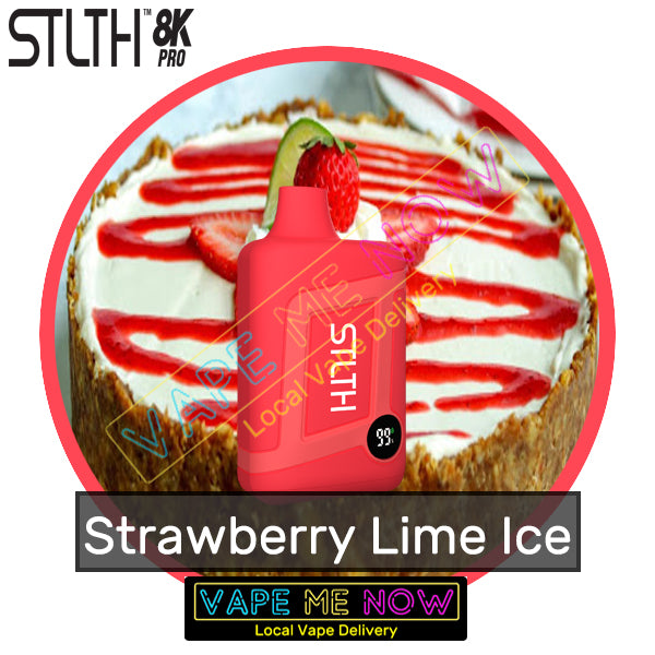 STLTH 8K Pro Disposable Strawberry Lime Ice flavor