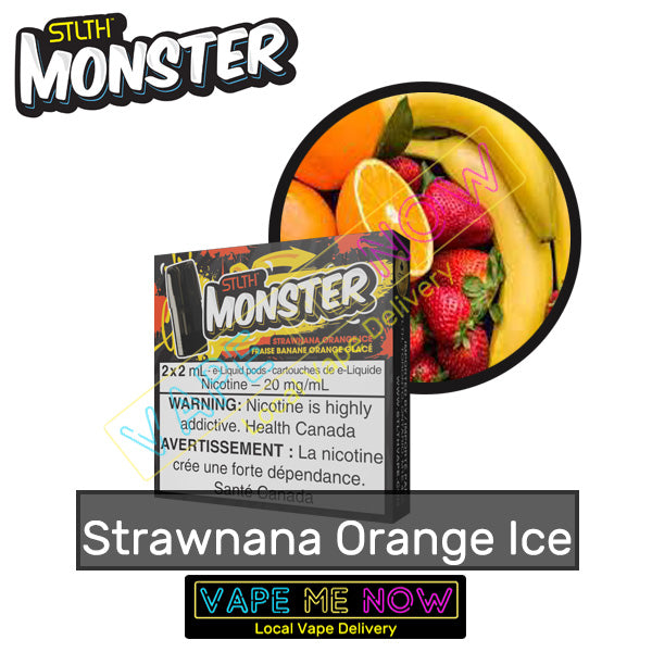 STLTH MONSTER - Strawnana Orange Ice