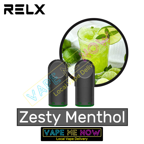 RELX Pods Zesty Menthol flavor